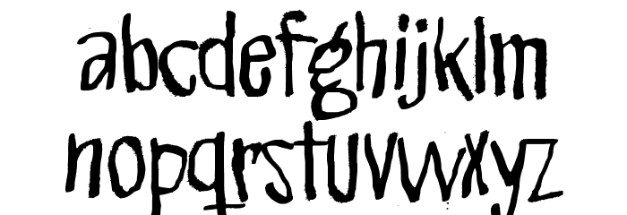 Pink Kangaroo Font LOWERCASE