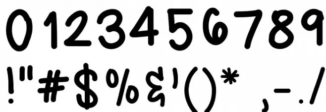 Pink Lemonade Font OTHER CHARS