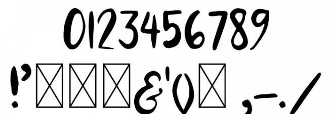 Pink Lemonade Font OTHER CHARS