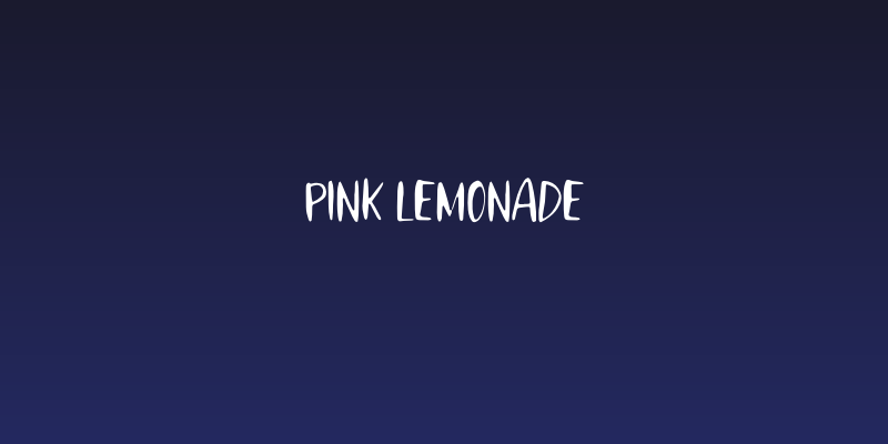 Pink Lemonade Social Header