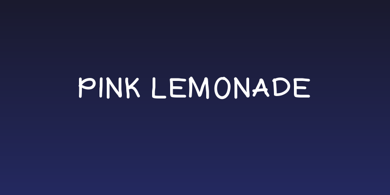 Pink Lemonade Social Header