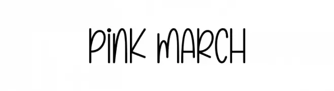 Pink March Schriftart