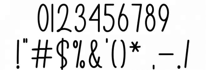 Pink March Schriftart Anderer Schreiben