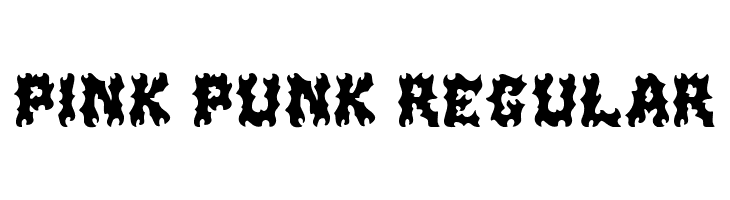 Pink Punk Regular  フリーフォントのダウンロード