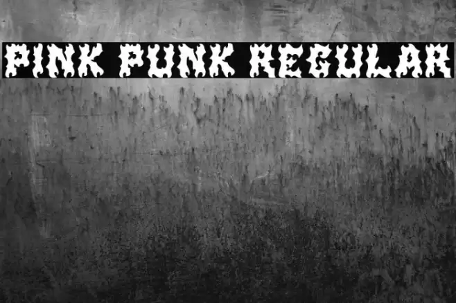 Pink Punk Regular Font examples