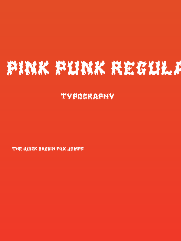 Pink Punk Regular Poster