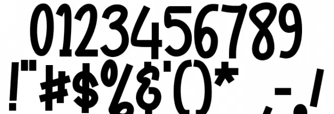 Pink Rabbit - Personal Use Font OTHER CHARS