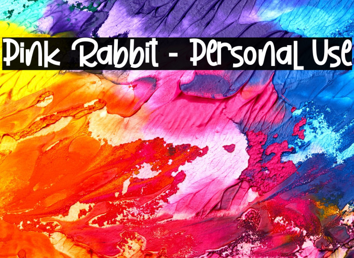 Pink Rabbit - Personal Use Example 3