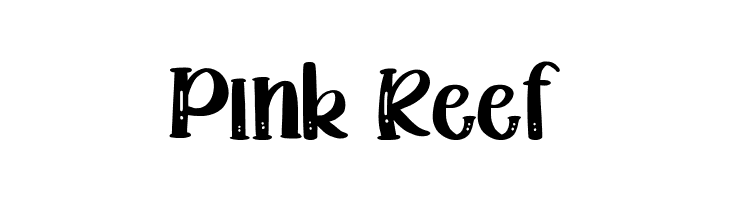 Pink Reef  font caratteri gratis