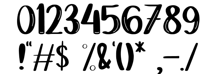 Pink Reef Font OTHER CHARS