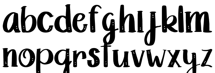 Pink Reef Font LOWERCASE