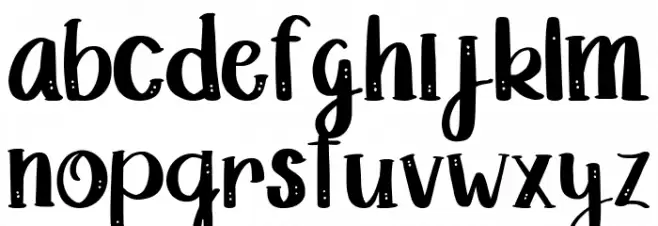 Pink Reef Font Litere mici