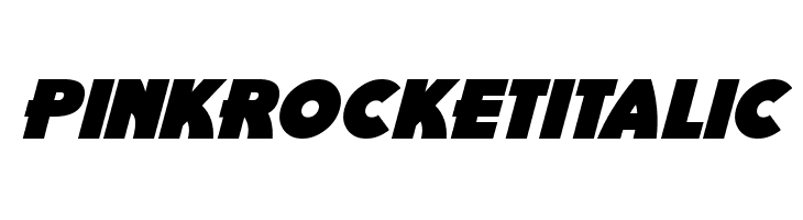 Pink Rocket Italic Font