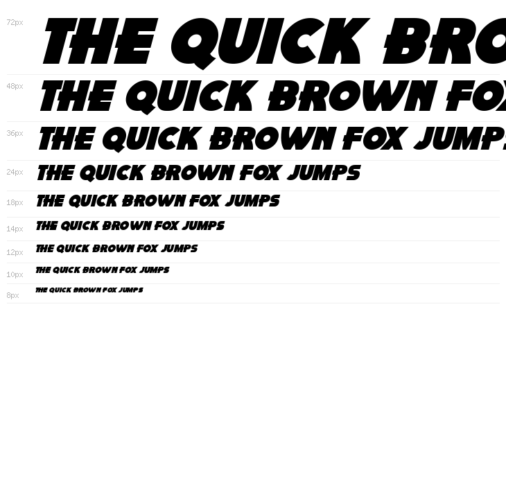 Pink Rocket Italic Waterfall