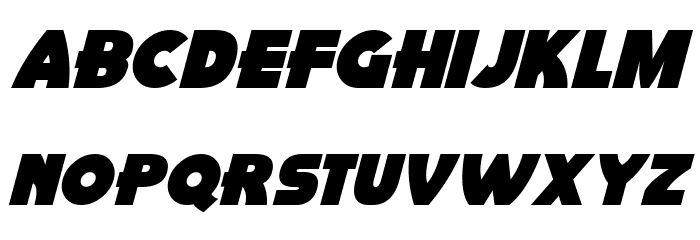 Pink Rocket Italic Font LOWERCASE