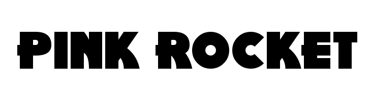 Pink Rocket  Скачать бесплатные шрифты