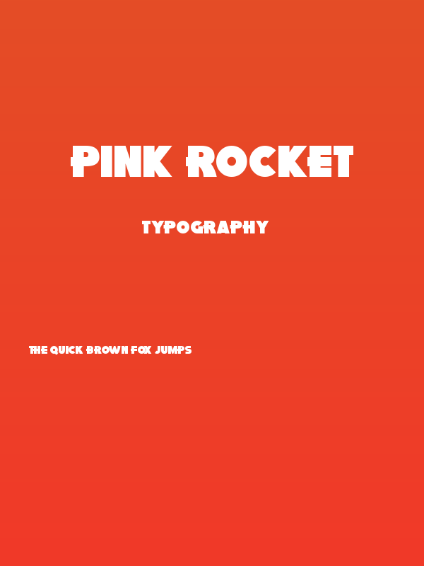 Pink Rocket Poster