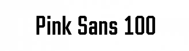 Pink Sans 100  Fuentes Gratis Descargar
