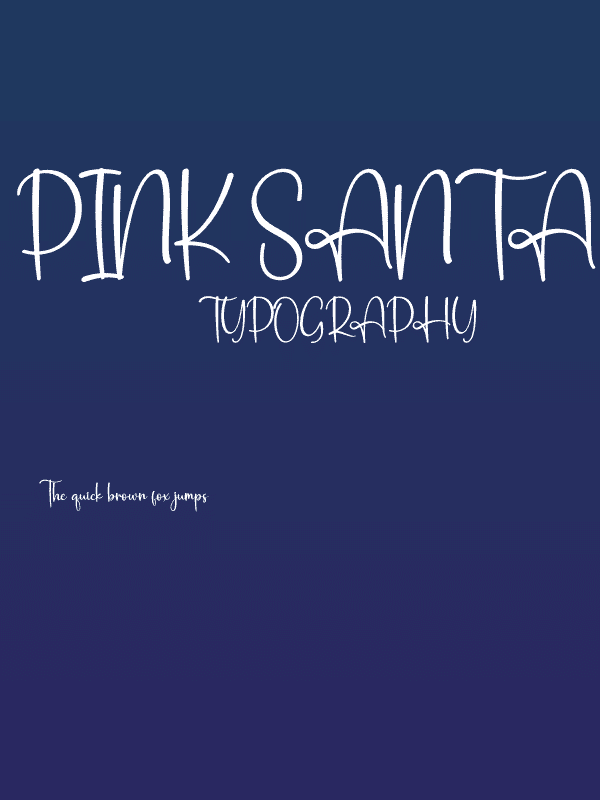 Pink Santa Poster