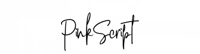 Pink Script  Скачать бесплатные шрифты