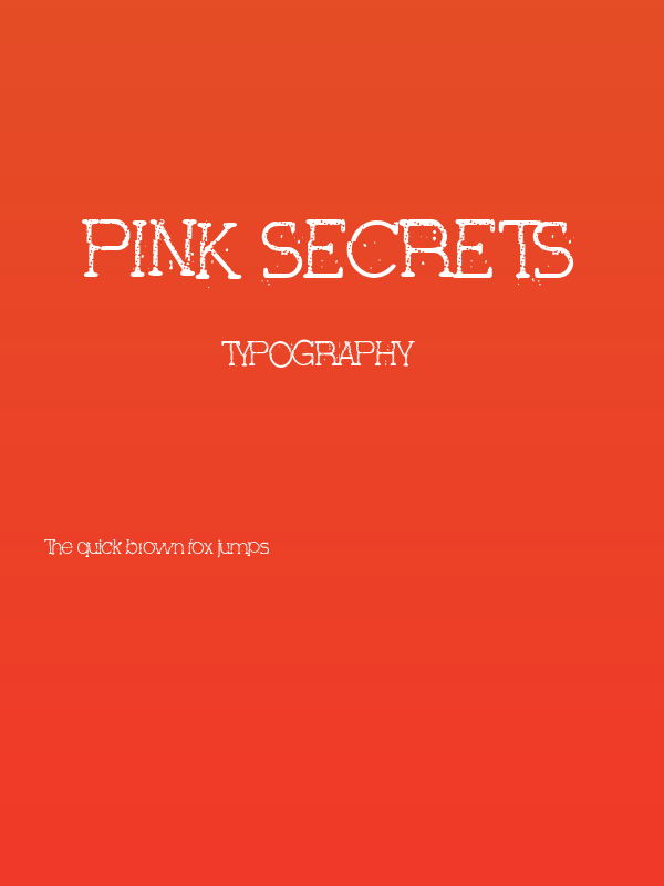 Pink Secrets Poster