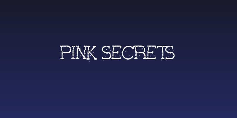 Pink Secrets Social Header