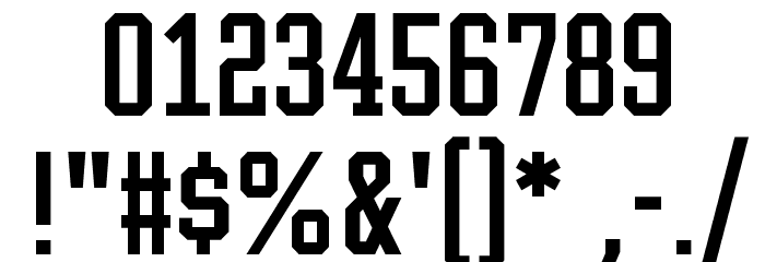 Pink Slab 100 Font OTHER CHARS