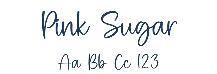 Pink Sugar Font Preview