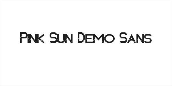 Pink Sun Demo Sans Logo