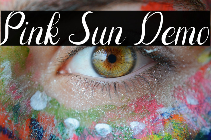 Pink Sun Demo Example 1