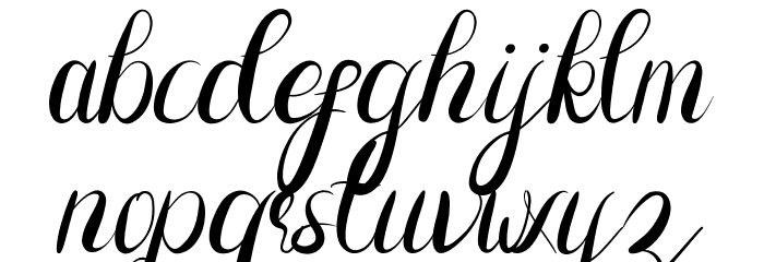 Pink Sun Demo Font LOWERCASE