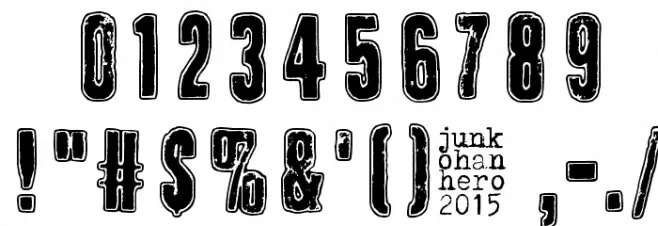 Pink T-shirt Font OTHER CHARS