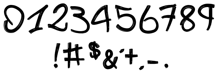 Pink Vapor Font OTHER CHARS