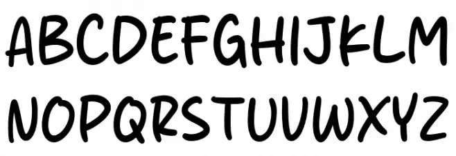 Pink Velvet Caratteri MAIUSCOLE