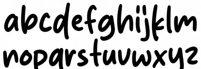 Pink Velvet Caratteri MINUSCOLO