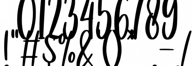 Pink blossom Font OTHER CHARS