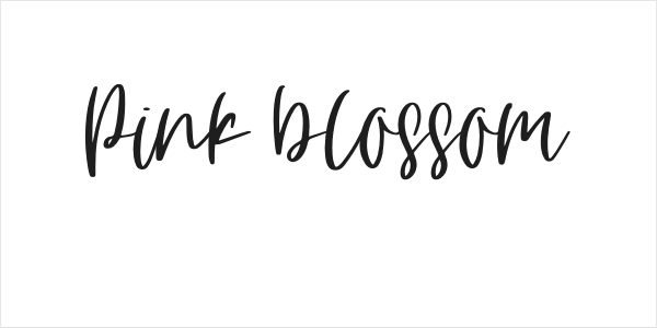 Pink blossom Logo