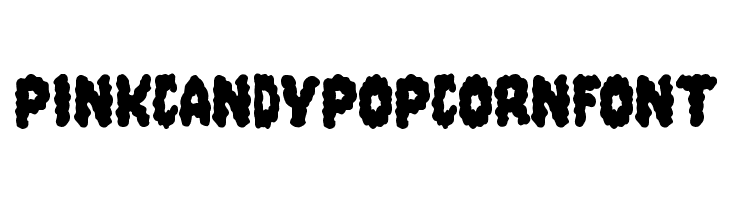 PinkCandyPopcornFont Font