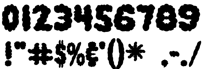PinkCandyPopcornFont フォント その他の文字