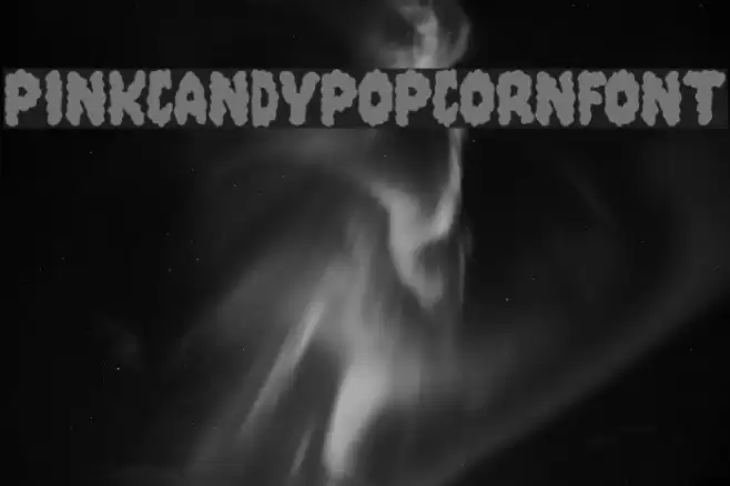 PinkCandyPopcornFont Font examples
