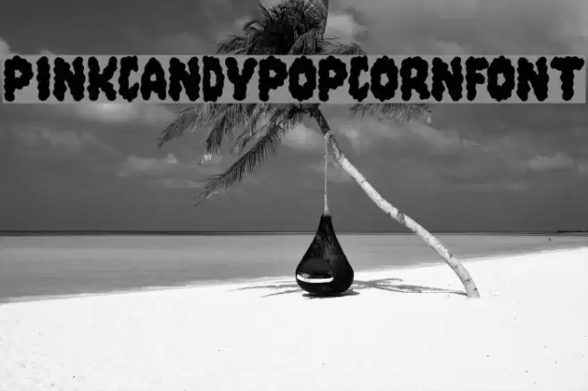 PinkCandyPopcornFont Font examples