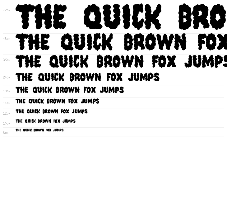 PinkCandyPopcornFont Waterfall