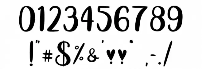 PinkDiaryPersonalUse Font OTHER CHARS