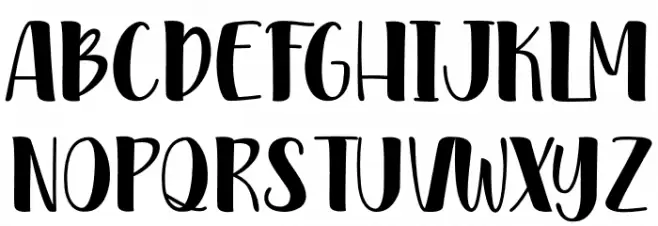 PinkDiaryPersonalUse Font Litere mari