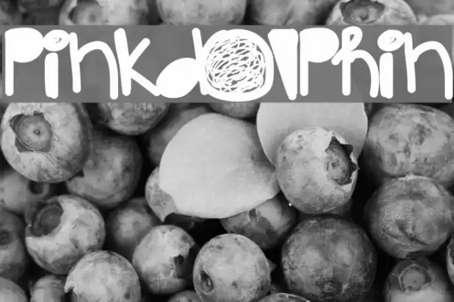 PinkDolphin Font examples