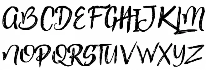 PinkGladiolusone Schriftart Groß