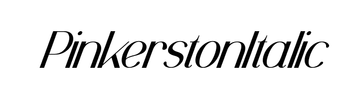 Pinkerston Italic  les polices de caractères gratuit tlcharger