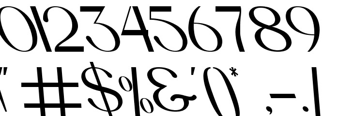 Pinkerston Oblique Font OTHER CHARS