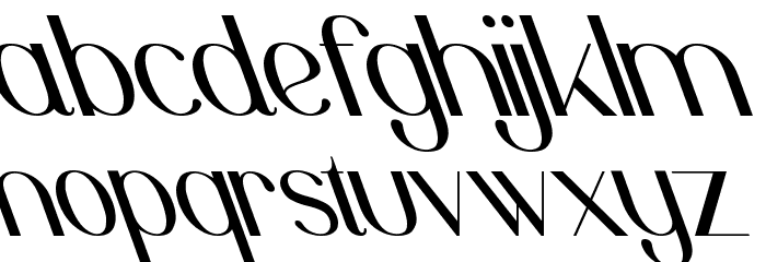 Pinkerston Oblique Font LOWERCASE