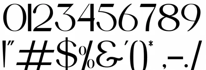 Pinkerston Font OTHER CHARS